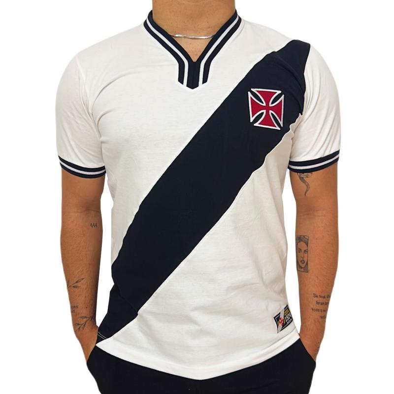 Camisa Vasco da Gama Retrô 1974 Dinamite Número 10 - Masculino